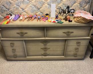 Dresser has a matching mirror and chest available 