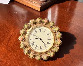 Rare Jay Strongwater clock