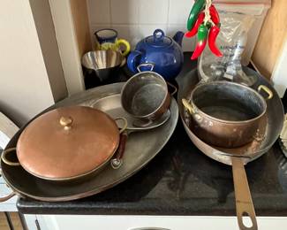 Vintage French Copper Cookware 