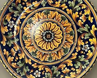 Hand decorated pottery