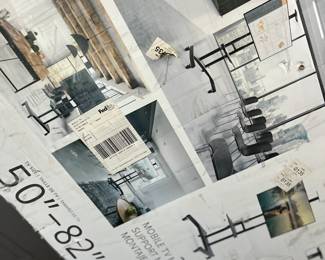 a stand for a large flat screen TV