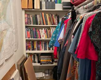 Clothes, Books, and Art Canvas, Galveston Maps 