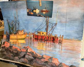 Lots of paintings from Local Artist 