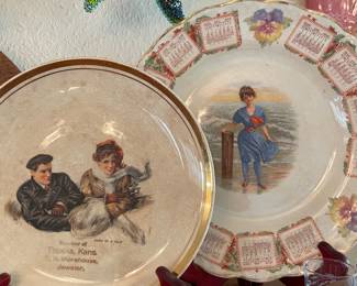 1909 Calender Plate and others