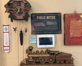 Coocoo Clock , Santa Fe Thermometer 