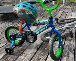 Child’s Bike with Helmet