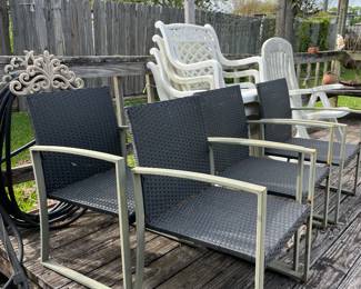 Several Outdoor Chairs 
