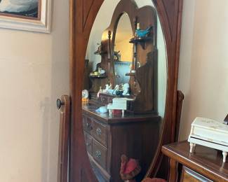 Large Cheval Mirror, nice