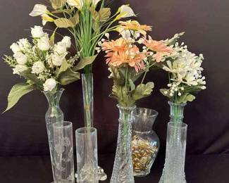 Collection Of Assorted Bud Vases