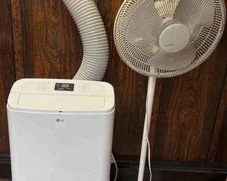Portable Air Conditioner And Standing Fan
