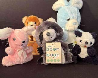 Collection Of 5 Vintage Stuffed Animals Including Dakin