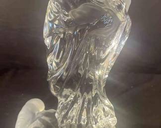 Lenox Foot Prints In The Sand Crystal Fiqurine Jesus  Child 
