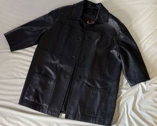 Womens Vintage Calfskin Leather Jacket