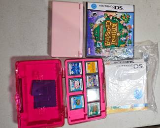 Nintendo ds with games
