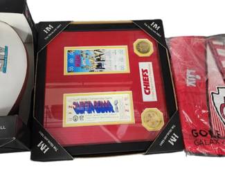 New in box Chiefs stuff