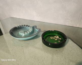 Deco ashtrays