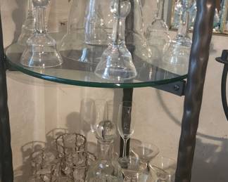 Various Crystal and glass