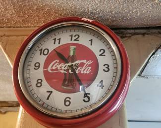 Plastic Coke clock