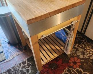 Butcher block island