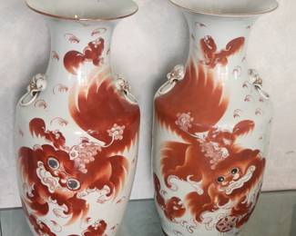 Asian decorative vases