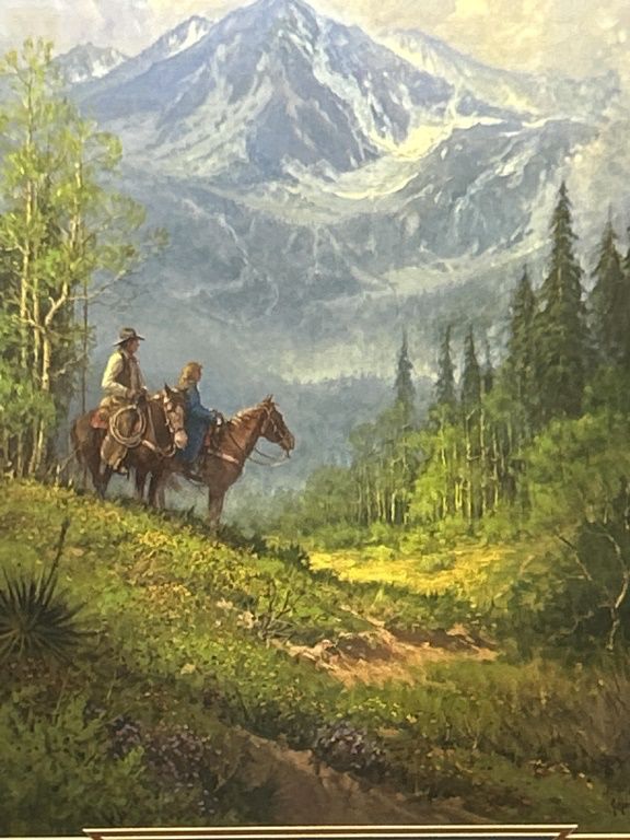 Reflecting His Majestry, Signed G Harvey