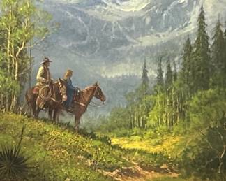 Reflecting His Majestry, Signed G Harvey