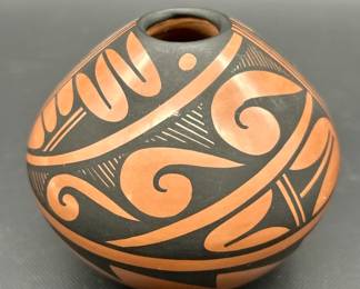 Signed Xemez Southwestern Pottery Vase