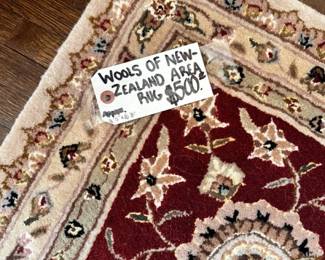 Natural Quality Wools of New Zealand area rug