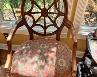 Pair of Ethan Allen Spiderback Chairs,