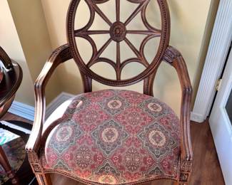 Pair of Ethan Allen Spiderback Chairs