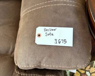 Recliner sofa and love seat