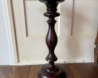 Pottery Barn Wooden Candle Pillar ( A)