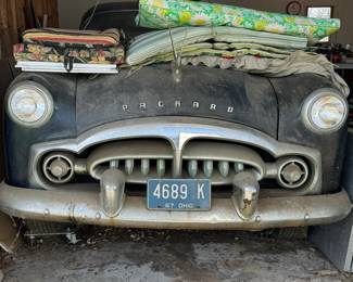 Look at this vintage Packard!  As found condition and pretty much all original! 