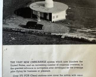Omni systems for flight navigation vintage literature 