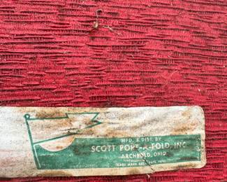 VIntage Scott port-a-fold chairs made right in Ohio 