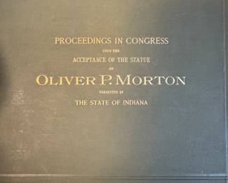 Oliver P. Morton  State Of Indiana / 