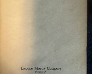 FOrd Motor COmpany Detroit 1924 