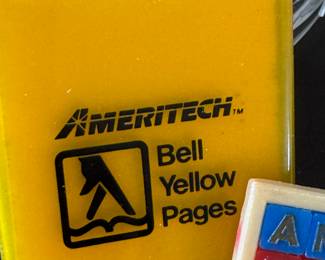 Ameritech Bellow Yellow Pages note pad 