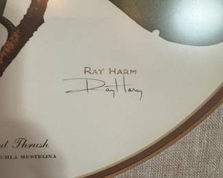 signed Ray Harm 