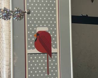 Original Charlie Harper "Cool Bird" signed dated serigraph 