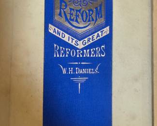 Interior of Temperance Reform book... rare find**