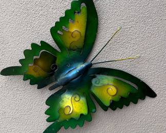Metal Wall Art Butterfly Set/3