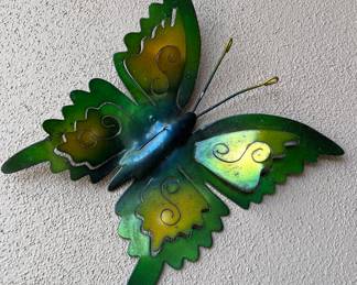 Metal Wall Art Butterfly Set/3
