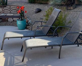 Set/2 Chaise Lounge