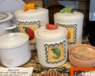 Canister Set, Crock-Pots