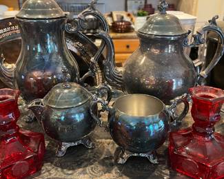 Silverplate Tea & Coffee Service