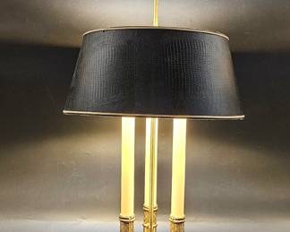 Vintage Stiffel Brass Bouillotte French Table Lamp