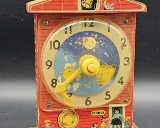 Vintage Fisher Price Toy Clock from 1964