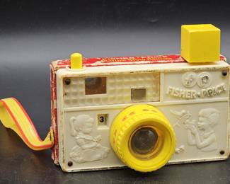 Vintage Fisher Price Toy Camera, Circa 1967