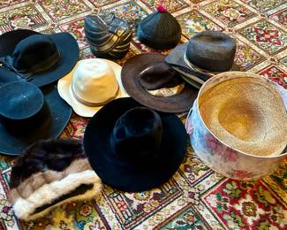 Luxury vintage  hats.